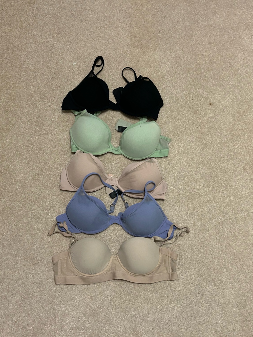 Bundle of Five Pepper Bras